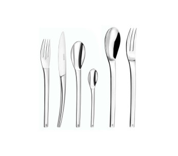 Bestikksett 50 deler Couzon Neuvième Art stål 18/10 4mm 2