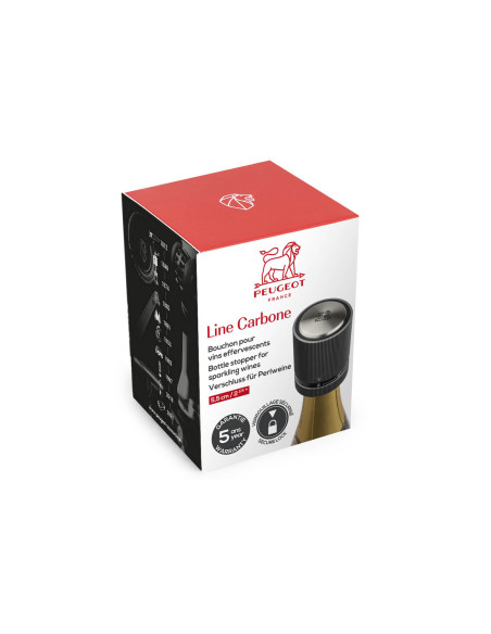 Peugeot Line Carbone champagne stopper