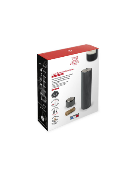 Peugeot Line Reverse Carbone uppladdningsbar elektrisk korkskruv med kapsylskärare