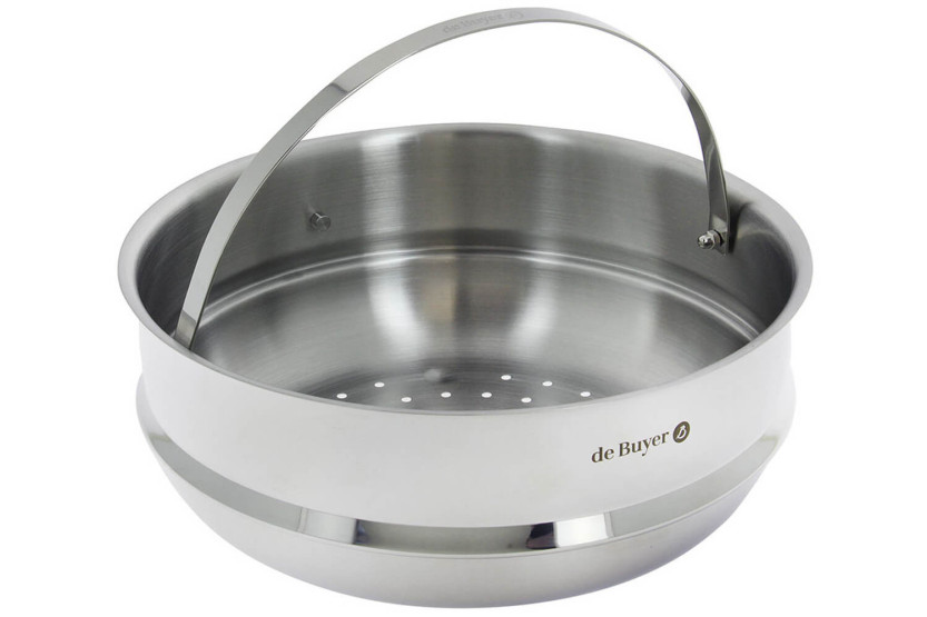 De Buyer 24cm stainless steel steamer basket