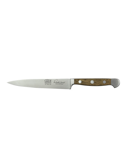 Faca de trinchar em aço forjado Güde Alpha Chêne 16cm