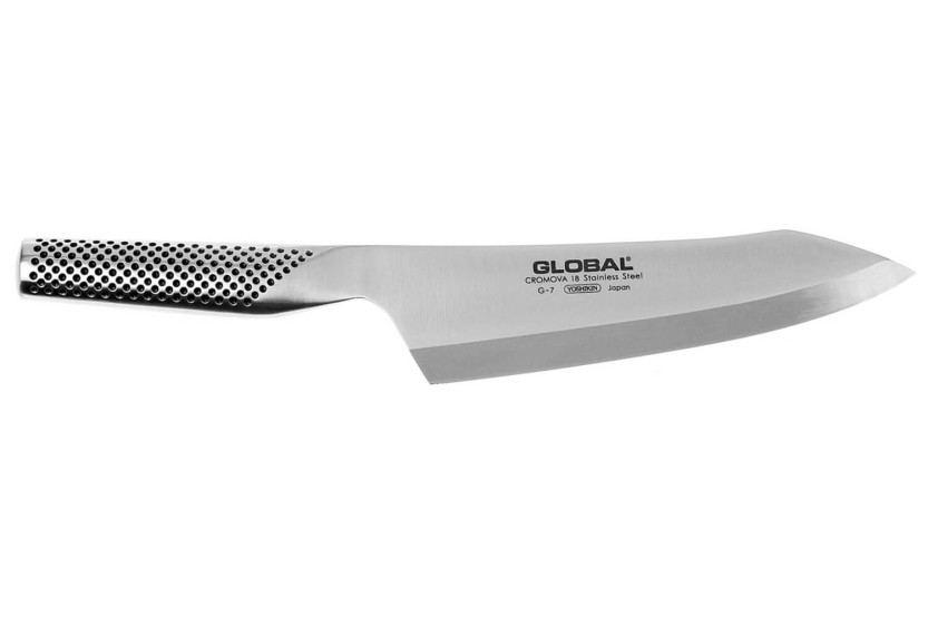 Cuchillo japonés Global G7 con hoja biselada para diestros 18cm