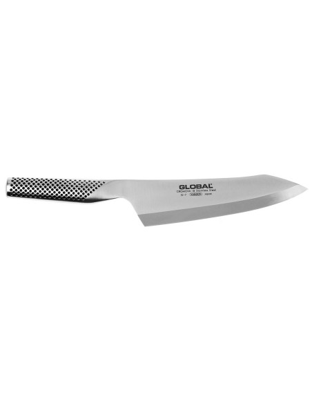 Global G7 Japansk klyvkniv med fasat blad för högerhänt användning 18cm