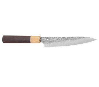 Kei Kobayashi Damaskus Octagon 15 cm håndlaget japansk universalkniv