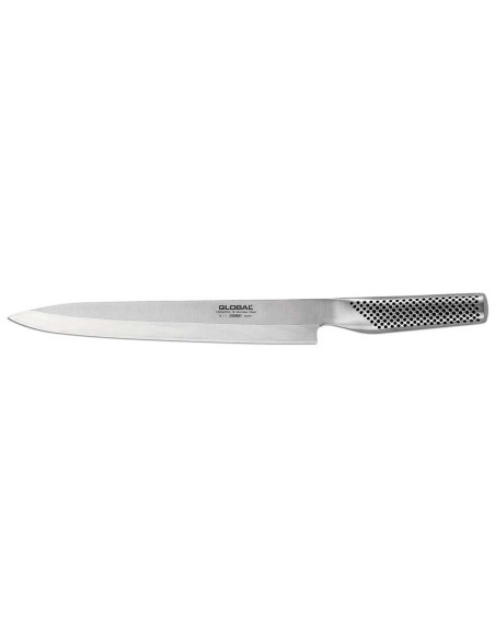 Global "Yanagi Sashimi" kalaveitsi G11 vasenkätinen viistetty terä 25cm