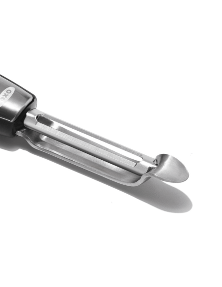 OXO Steel oscillating vegetable peeler stainless steel and santoprene handle