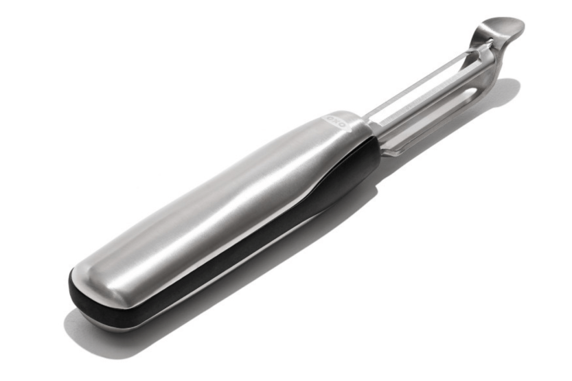OXO Steel oscillating vegetable peeler stainless steel and santoprene handle
