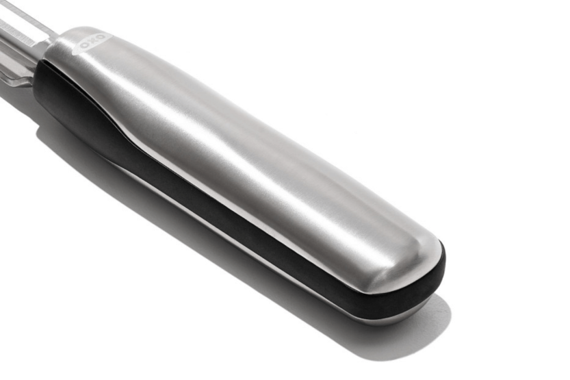 OXO Steel oscillating vegetable peeler stainless steel and santoprene handle