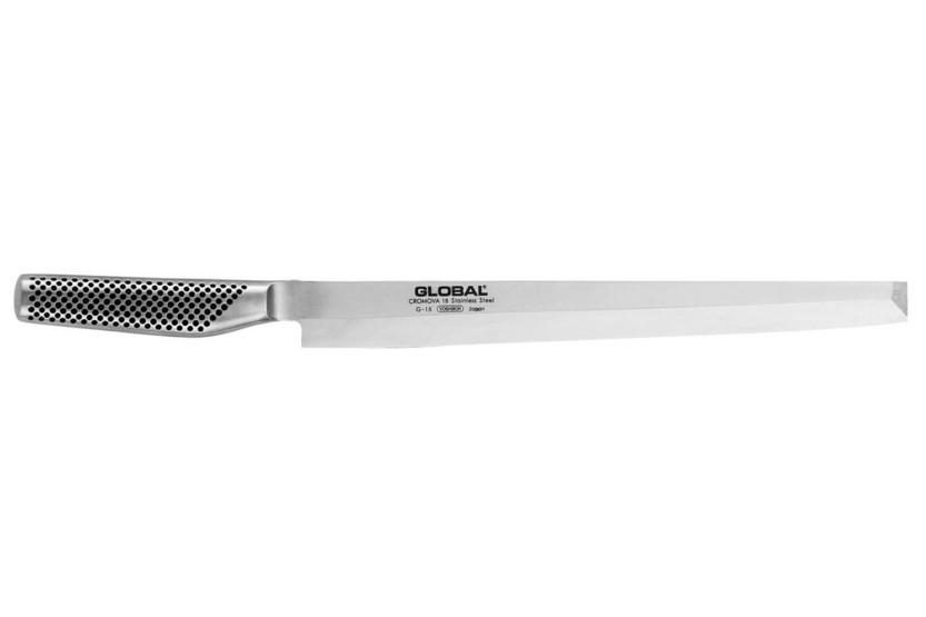TAKO SASHIMI G15 Global Fish Knife højrehåndet skråt blad 30 cm