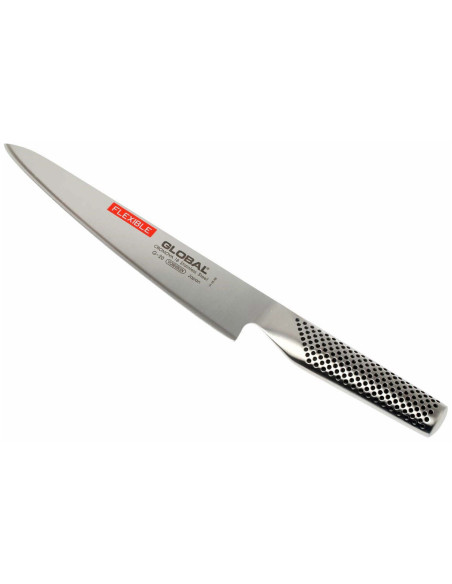 Global G20 japansk filékniv med 21 cm fleksibelt stålblad