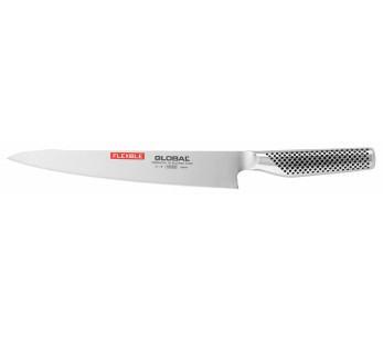 Cuchillo para filetear japonés Global G18 con hoja de acero flexible de 24 cm