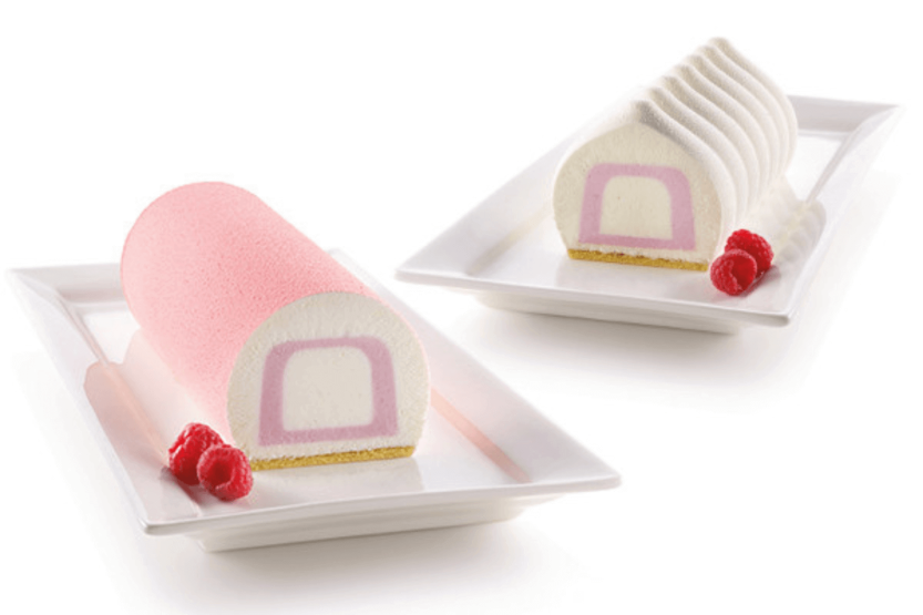 Silikomart Inserto Buche & Cake double insert 3D silicone mold