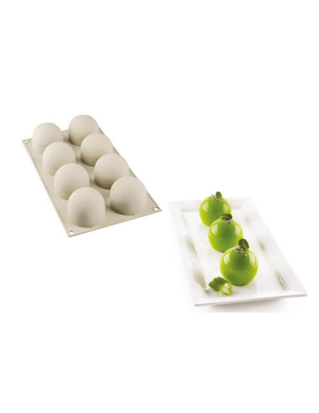 Moule silicone 3D Silikomart Zoete Truffel 8 porties