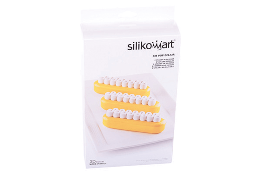 Silikomart 3D silikonform Kit pop éclair 6 portioner