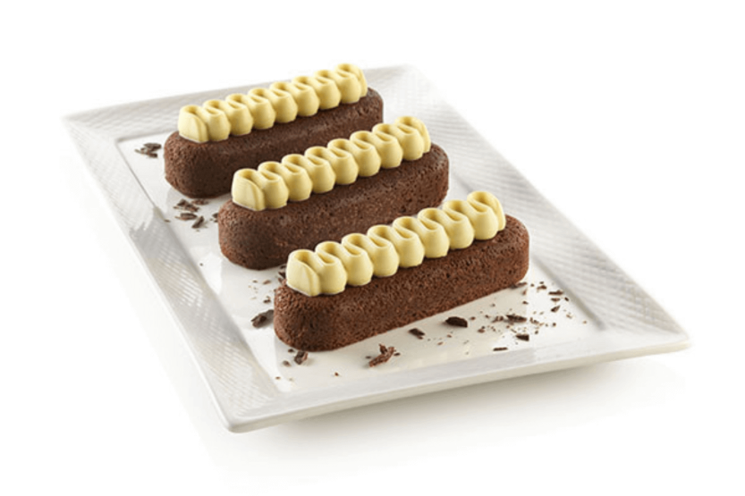 Silikomart 3D silikonform Kit pop éclair 6 portioner
