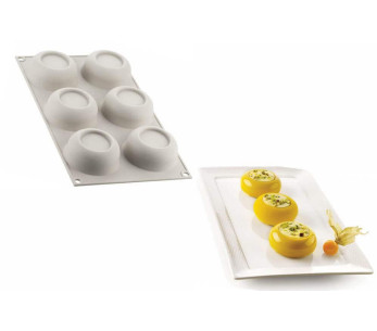Molde silicona 3D Silikomart Mini dot 6 porciones