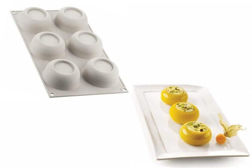 Silicon mold 3D Silikomart Mini dot 6 portions