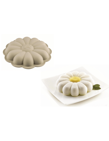 Silicon mold 3D Silikomart Spring shapes marguerite