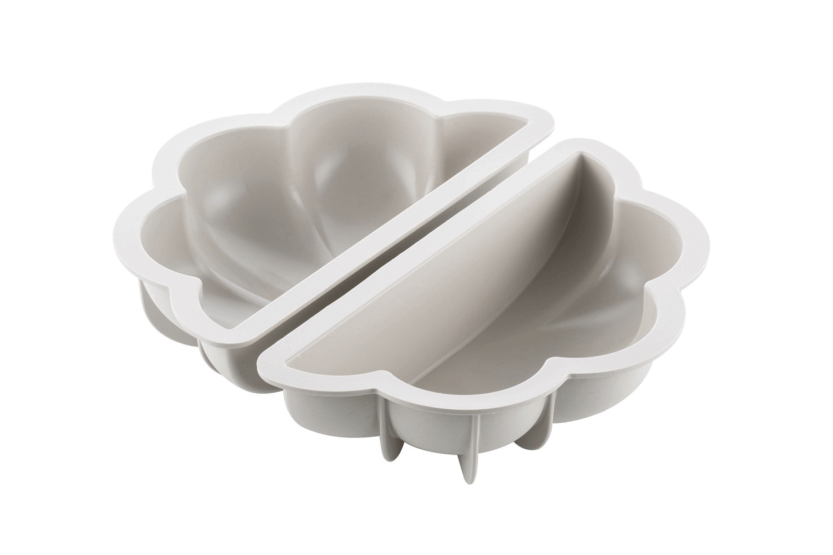 Set de 2 moldes de silicona Silikomart Nuvola 3D nube