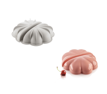 2-osainen Silikomart Nuvola 3D-pilvi silikonimuotti setti