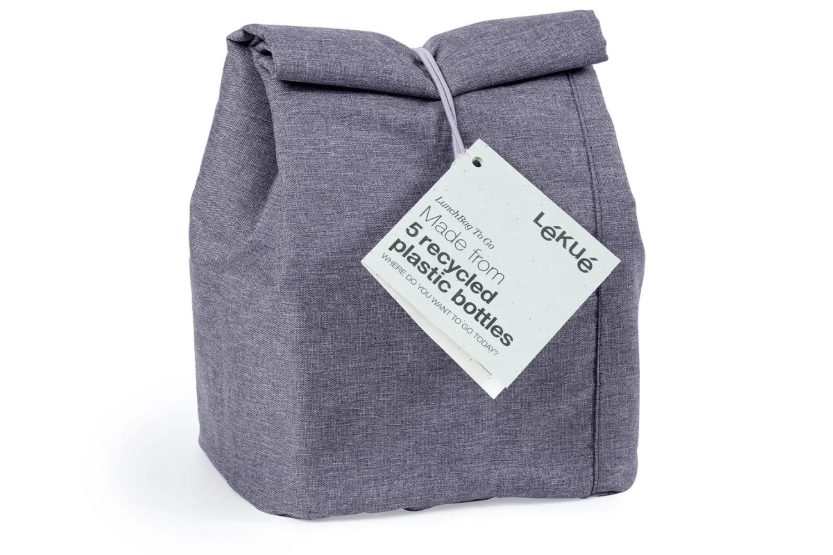 Lunchtas To Go Organic Lékué van gerecycled materiaal 20x13cm