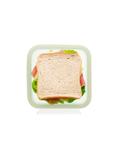 Wiederverwendbare Lékué-Sandwich-Hülle aus Silikon mit Deckel