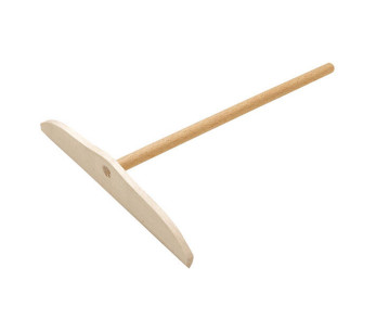 Rastrillo plano de 17,5 cm en madera de haya