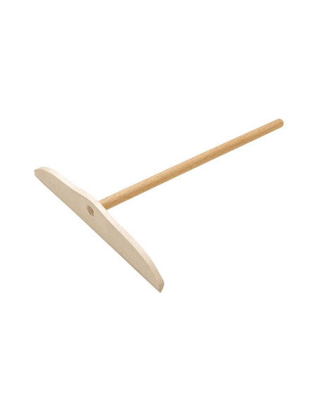Rastrillo plano de 17,5 cm en madera de haya