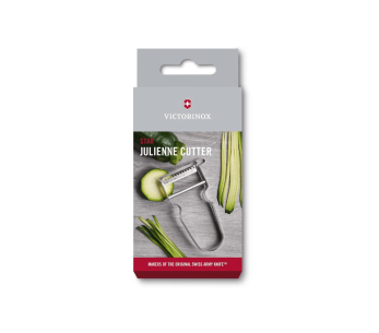 Pelador Victorinox STAR de acero inoxidable con hoja en juliana 2