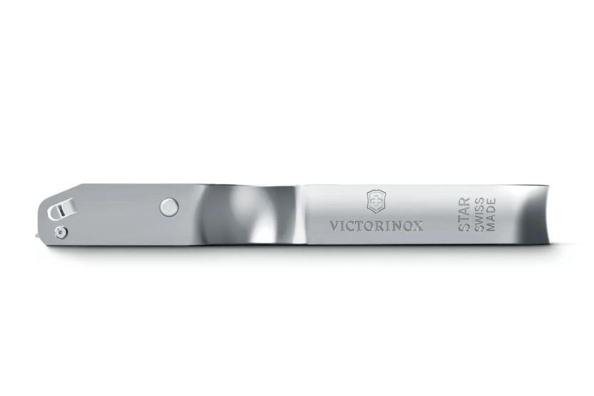 Victorinox STAR ruostumattomasta teräksestä valmistettu kuorimaveitsi, jossa on julienne-terä