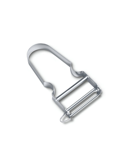 Victorinox STAR-skræller i rustfrit stål med dobbeltskærende, savtakket blad