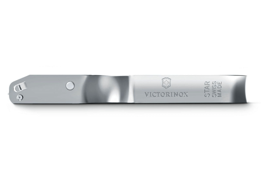 Victorinox STAR-skræller i rustfrit stål med dobbeltskærende, savtakket blad