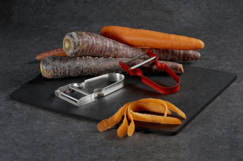 Victorinox Rex Red aluminium peeler with stainless steel blade