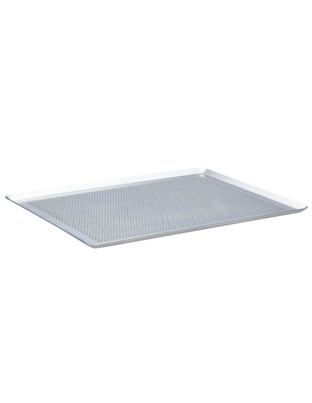 De Buyer stainless steel micro perforated baking tray 40x30cm with pinched edges
