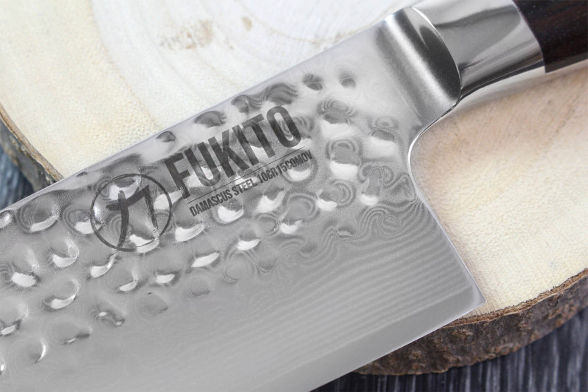 Messerset 2 Küchenmesser Fukito Rosewood Damast 67 Schichten : Universal + Chef