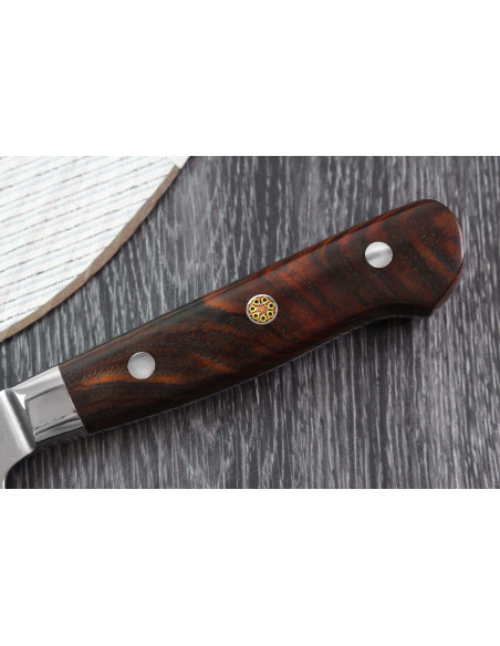 Messerset 2 Küchenmesser Fukito Rosewood Damast 67 Schichten : Universal + Chef