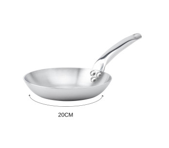 Padella a 3 strati in acciaio inox 18/10 De Buyer Alchimy