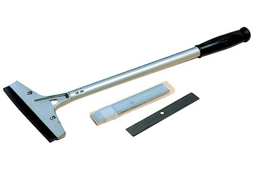 Matfer universalskrapa 40 cm handtag + 4 blad av rostfritt stål