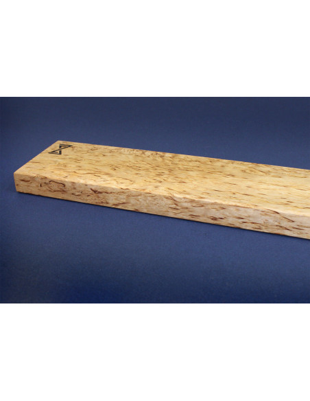 Essences Creations Barra magnética curvada de abedul de 43 cm hecha a mano - 6 plazas