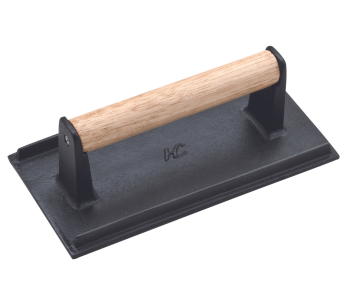 Prensa de alimentos para plancha Déglon de acero inoxidable 21 x 11cm