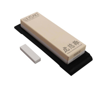 Japansk dubbelsidig keramisk slipsten 3000/8000 Wusaki av Suehiro