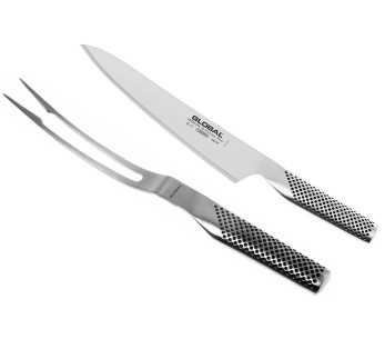 Global G313 ruostumattomasta teräksestä valmistettu 2-osainen japanilainen ruokailuvälinesarja. 2