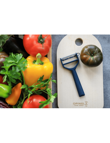 Opinel T-Duo Schäler Doppelklinge mit Mikroverzahnung und Julienne-Klinge