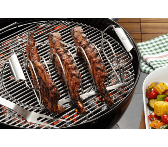 Suporte para costeletas em aço inoxidável Gefu 40cm 2