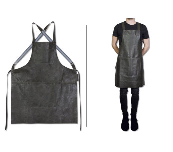 Grembiule da cucina in pelle con cinghie DutchDeluxes
