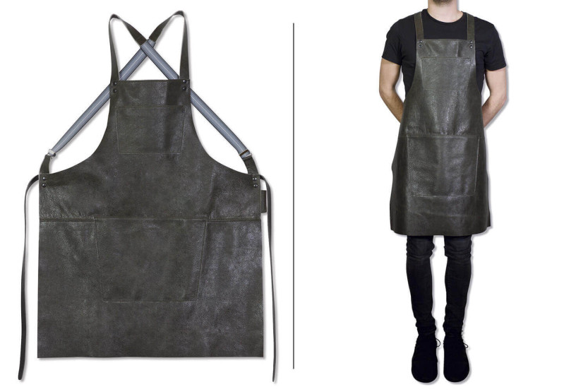 DutchDeluxes leather apron with straps
