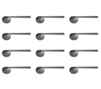 Sæt med 12 Side Culter Kodai teskeer 9,4 cm 2