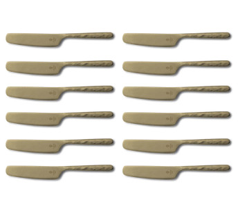 Conjunto de 12 facas para manteiga Culter Kodai 15,5cm