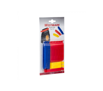 Juego de 10 clips para bolsas Westmark en PP multicolor