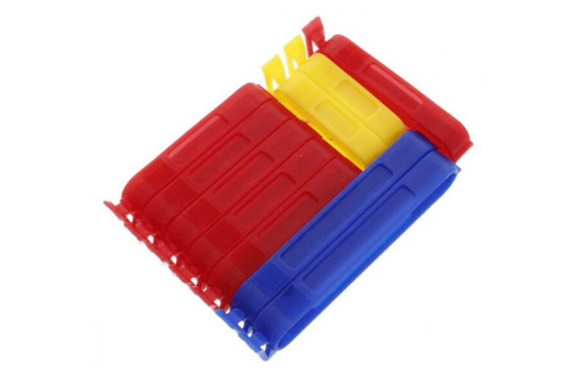 Set van 10 Westmark tassenclips in meerkleurig PP